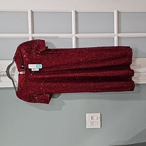 Dkny sparkly red dress
